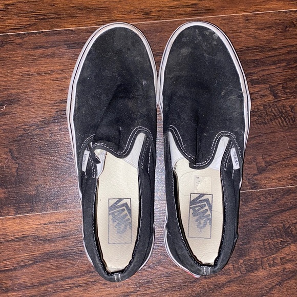 Vans Shoes - Black Slip-On Vans